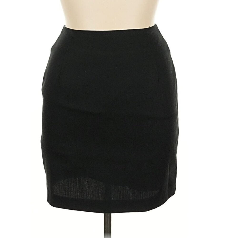 Vintage Toni Garment for CC Magic Women's Size 12 Pencil Skirt Black Lined Zip